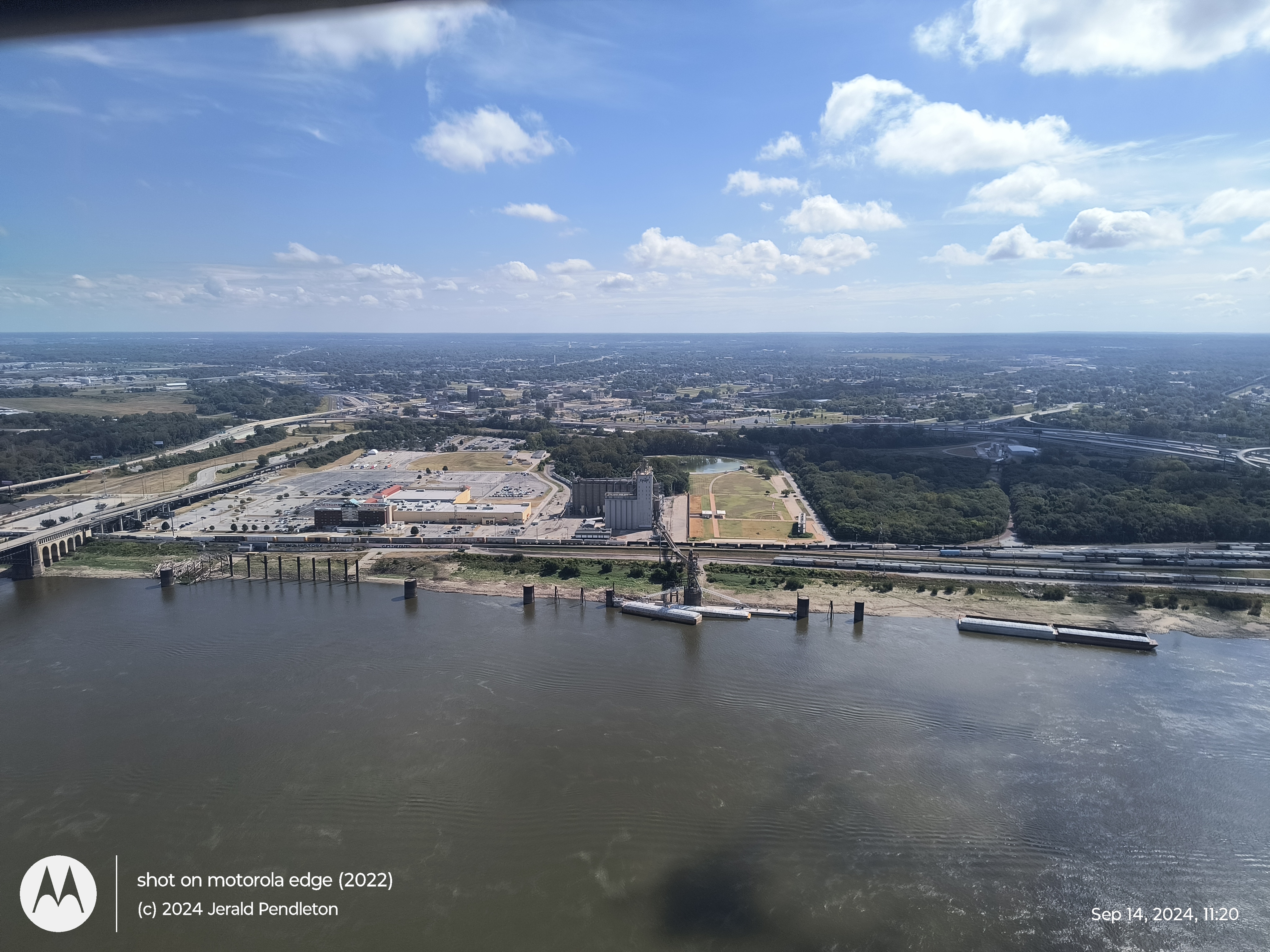 View from top of the other side of the Arch